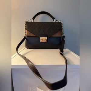 Brown Leather Michael Kors Purse